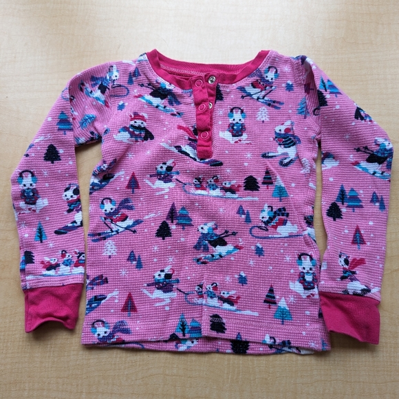 Hatley Waffle-Knit PJs - EUC - Size 4T - Picture 4 of 6